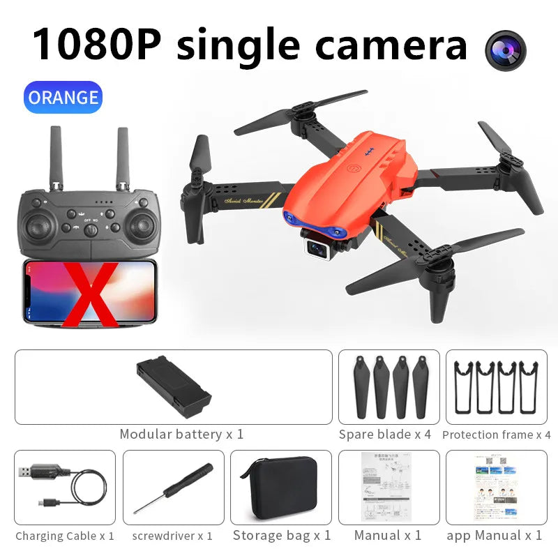 New Mini drone E99 4K WIFI HD camera