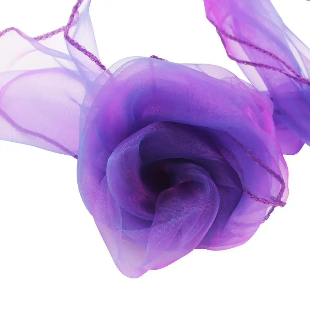 50PCs/lot Wedding Chair Decoration Organza Chair Sashes Knot