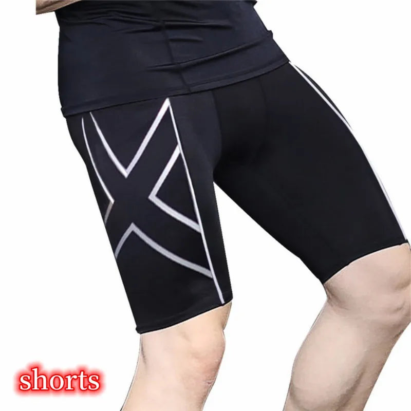 Men's sports pants compression quick-drying fitness sports leggings