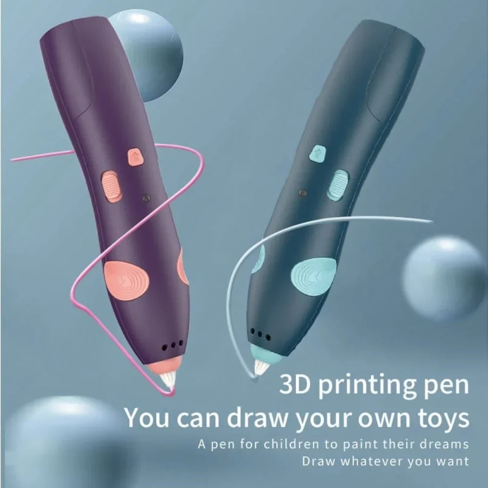 Wireless 3D Doodle Pen for Kids - Low