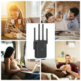 1200Mbps Wireless WiFi Repeater Wifi Signal Booster Dual-Band