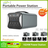 1000W Portable Power Station,Camping 1024Wh Backup Lifepo4 Battery,320000mAh