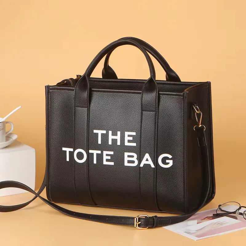 Women's Casual Tote Bag, Fashion PU Leather Shoulder