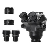 3.5X-100X Stereo Microscope Trinocular Microscope Head WF10X/22Mm Eyepiece