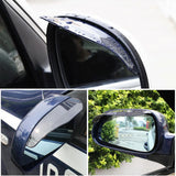 2Pcs Car Side Mirror Rain Guard Covers