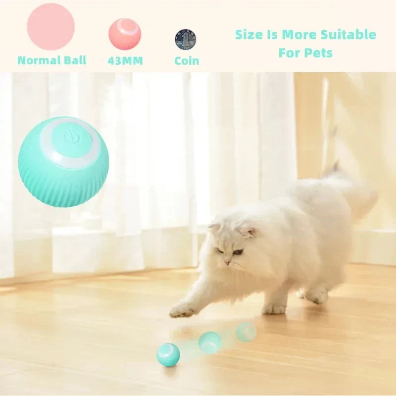 Electric Cat Ball Toys Automatic Rolling Smart Cat