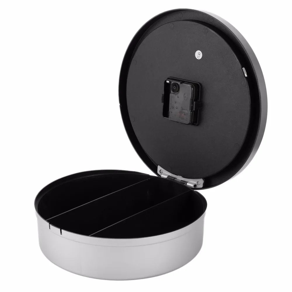 Hidden safe Large Wall Clock safety box secret