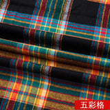 Yarn Dyed Soft Thickening Grinding Wool Plaid Fabric