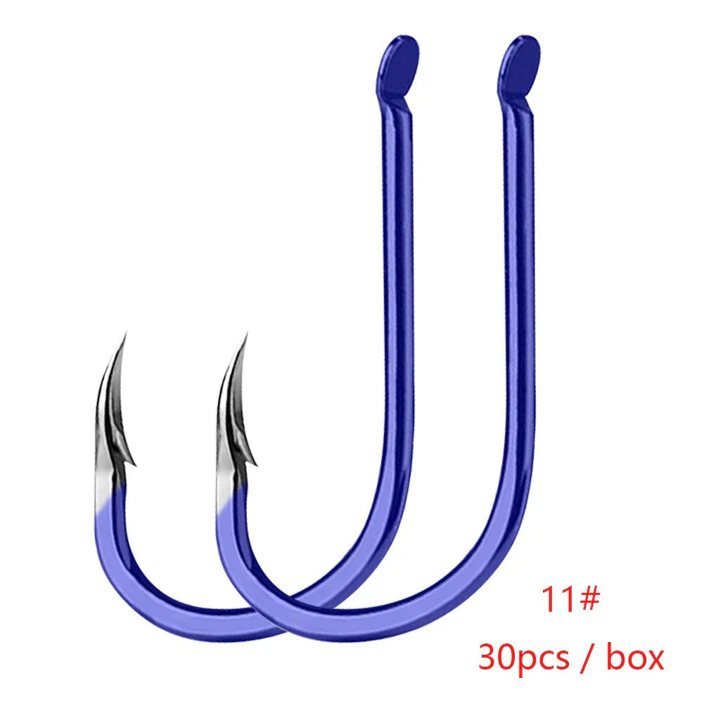 30 Pcs Fishhook Easy To Use Fishing Tackle