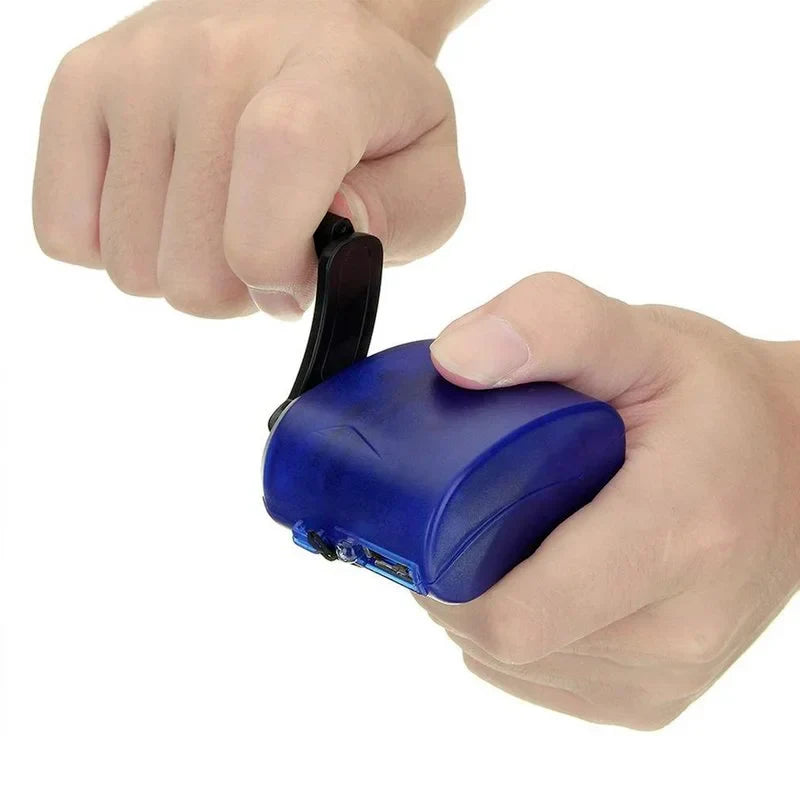 Mini Charger Hand Crank USB Phone Emergency Camping