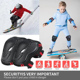 6-Piece Knee Pads Protective Gear Set Sports Knee
