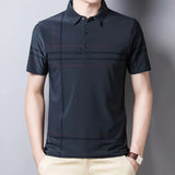 Summer Men's Polo Shirts With Short Sleeve Business