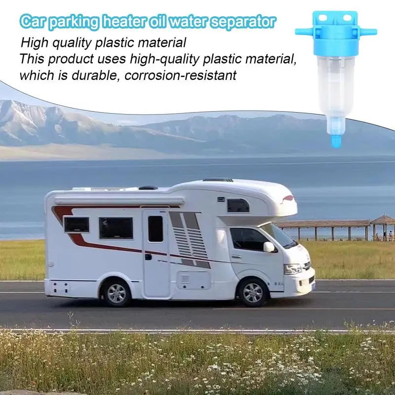 Oil Water Separator Heater Tank RV Car Oil
