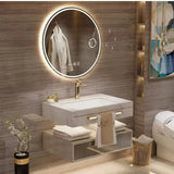 Modern Slate Bathroom Cabinet with Smart Mirror Ceramic