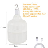 320W Camping Light 5 Lighting Modes Hanging Tent