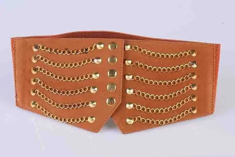 Deepeel 10cm Wide Women Fashion Slim Corset Cummerbunds