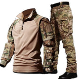 Men's Military Tactical Suit Outdoor Durable Breathable T-shirt