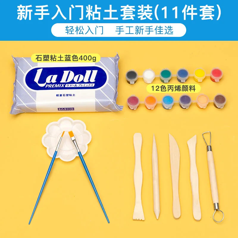 Air Dry Clay and Sculpturing Tools Modeling Clay