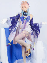 Sangonomiya Kokomi Cosplay Costume Genshin Impact Uniform Wig