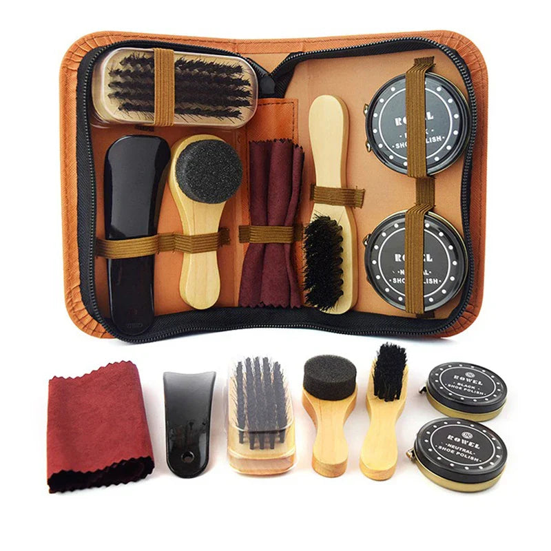 1Set Pro Shoes Care Kit Portable For Boots