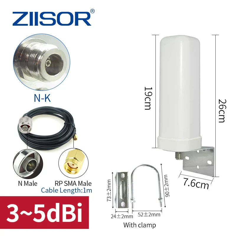 ZIISOR 5G 4G LTE WiFi Antenna Outdoor for