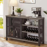 Liquor Cabinet Bar for Home, Rustic Home Bar