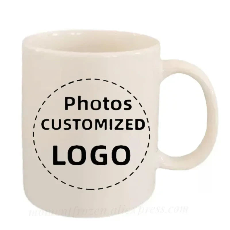 Customized Photos/Logo Printed DIY Coffee Mugs Personalized Tea