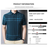 BROWON Business Polo Shirt Men Summer New Casual
