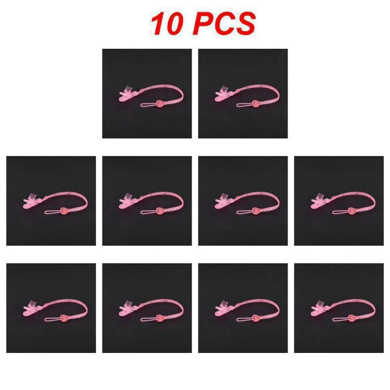 2~60PCS Pacifier Chain Pacifier Clip Silicone Molar Chain