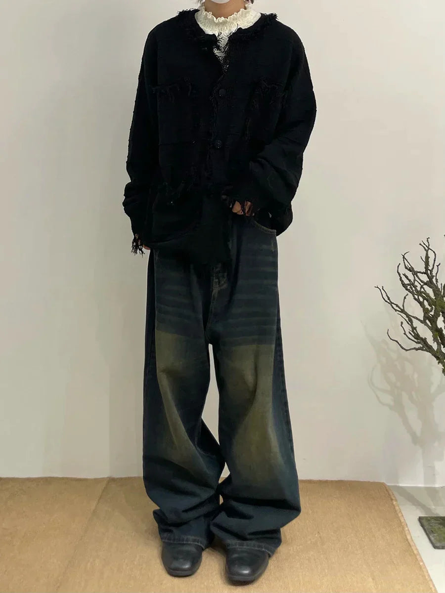 REDDACHiC 90s Retro Skater Oversized Pants Men Green