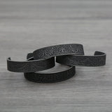 Black Stainless Steel Viking Rune Bracelets For Men