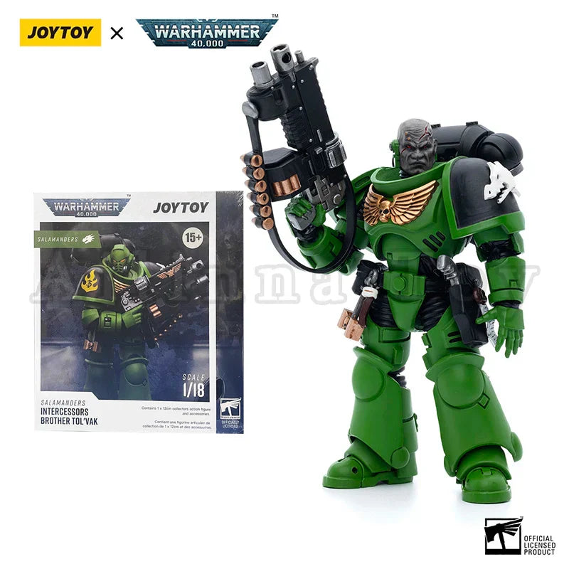 JOYTOY 1/18 Action Figure 40K Salamanders Anime Military