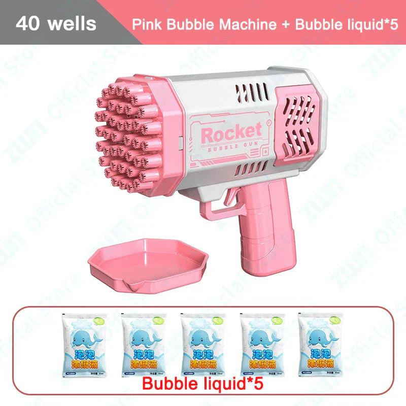 Children Bubble Gun Toy Astronaut Fully Automatic Bubble