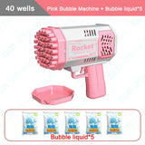 Children Bubble Gun Toy Astronaut Fully Automatic Bubble