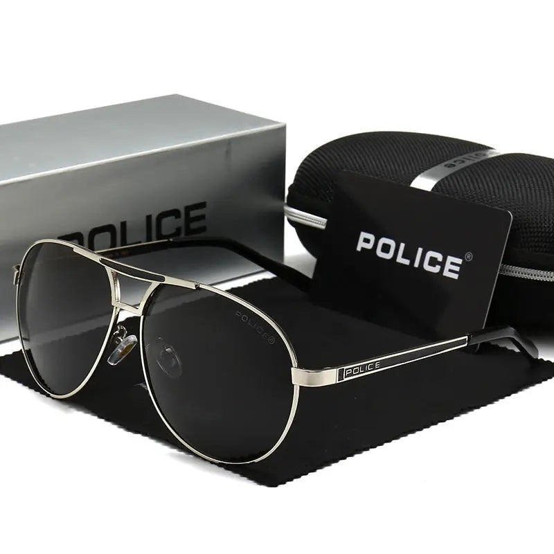 Luxury Brand POLICER Driving Sunglasses Men Polarized Sun
