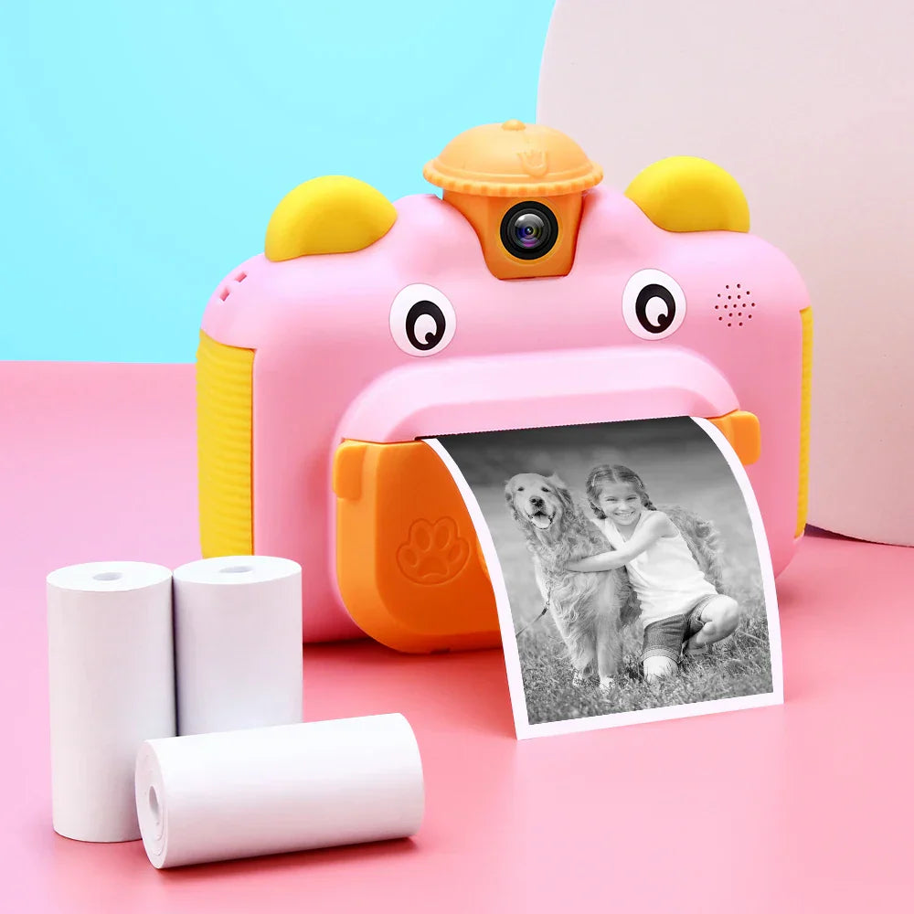 Kids Camera Instant Print Camera for Children 1080P
