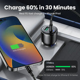 NEW in UGREEN 63W Car Charger PD QC