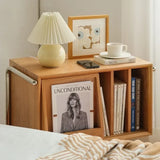 Nordic Real Wood Sofa Book Organizer Movable Edge