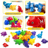 Matching Letters Fine Motor Toy ABC Dinosaur Alphabet