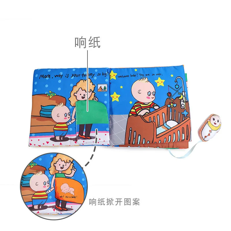 Infant Baby Cloth Book Bath Potty Baby Book