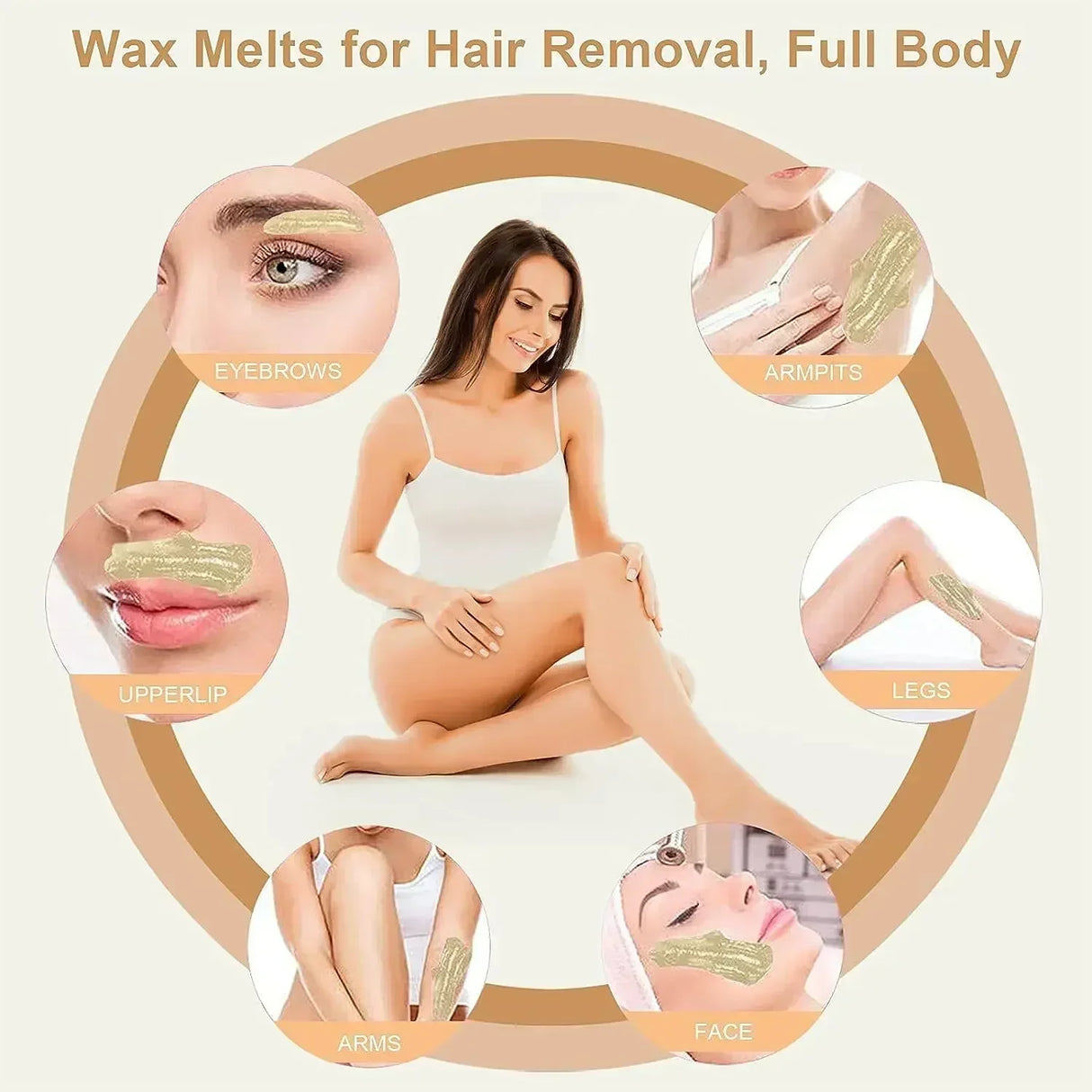 500g/400g/200g Hard Waxing Wax Beans for Hair Removal