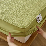 Pure Cotton Soft Quilted Mattress Cover Anti-bacterial King