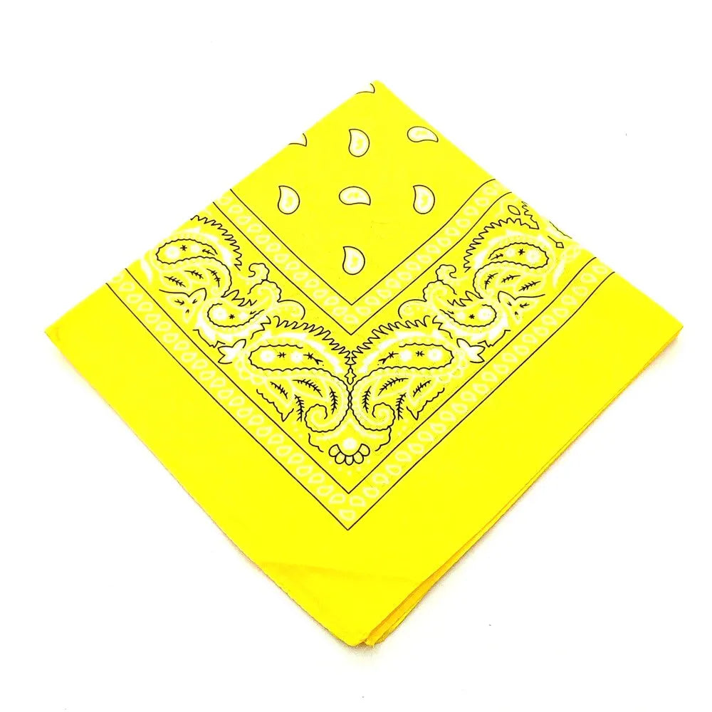 Fashion Bandana Kerchief Head Square Scarves Print Handkerchief