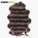 FREEDOM Synthetic Deep Curly Twist Crochet Hair 16