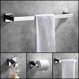 Mirror Chrome Polished Bathroom Hardware Stainless Steel Towel