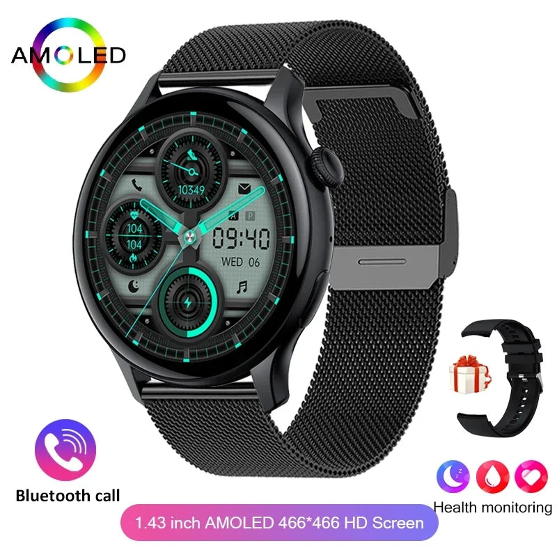 2024 True AMOLED Smart Watch Ladies Screen Always