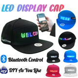 Unisex Baseball Cap USB Rechargeable Bluetooth APP Programmable