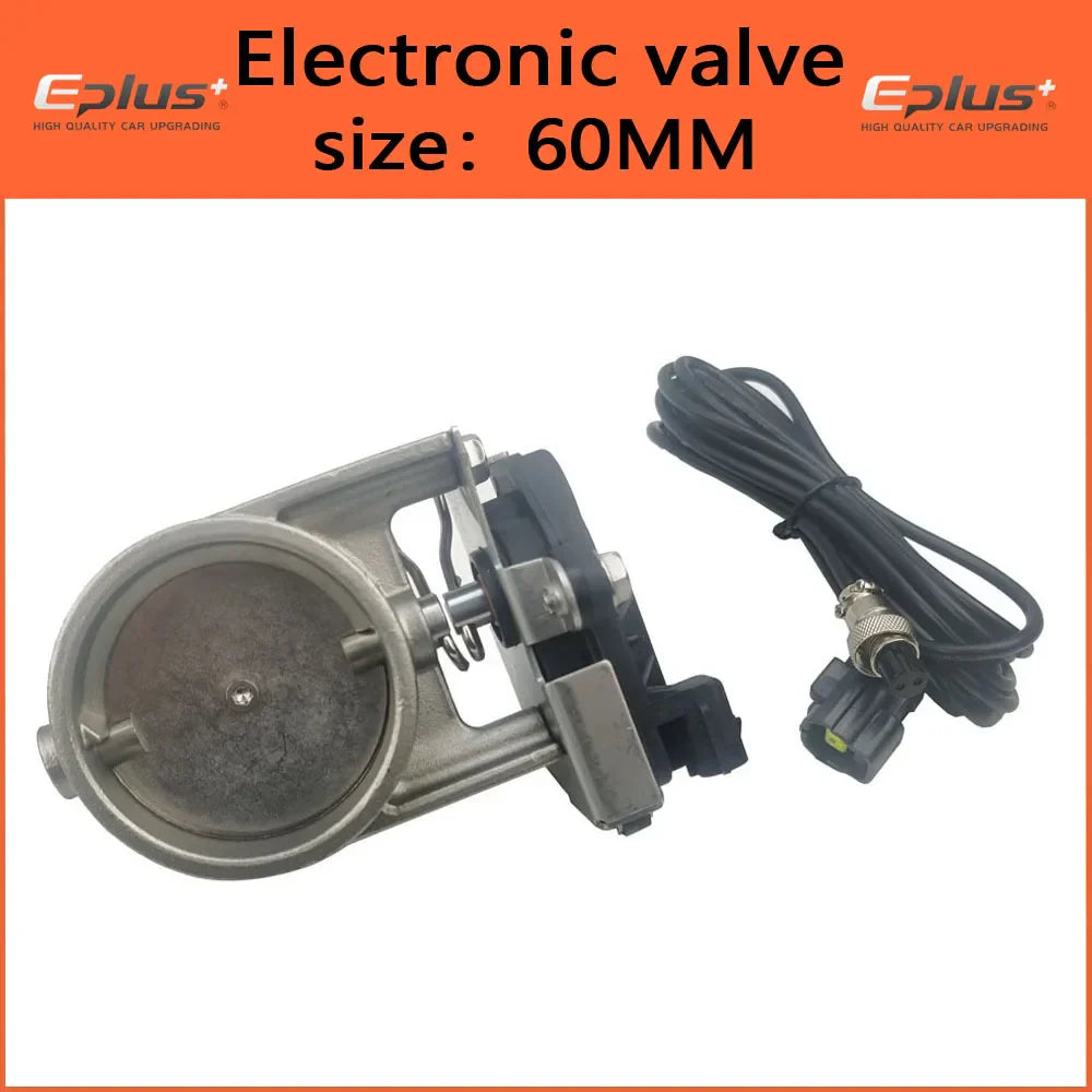 EPLUS Car Exhaust Pipe Electronic Valve Kit Universal