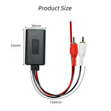 Universal Bluetooth-compatible Audio Cable Module AUX Adapter Car Electronics Accessories for Vehicles with 2RCA Interface