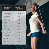 Steel Weighted Jump Rope High-Speed Bearing Weighted Skip